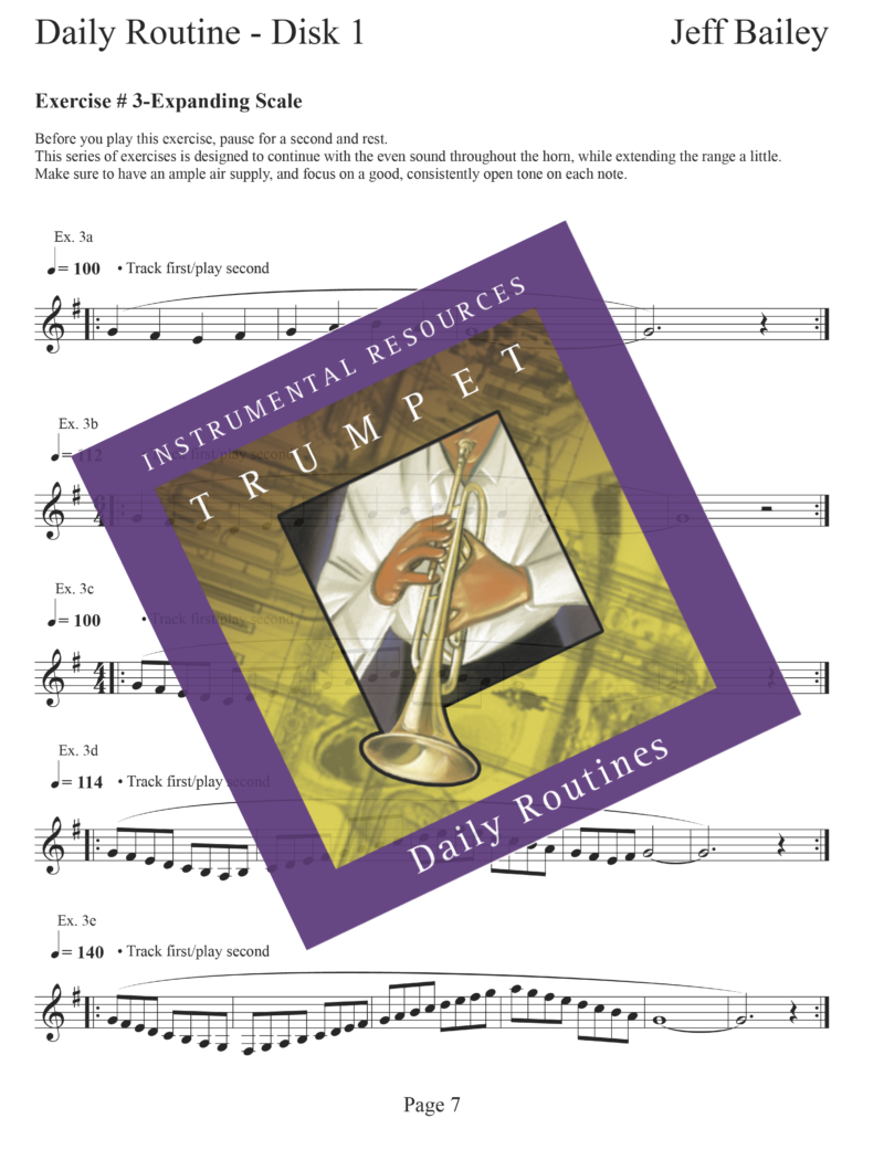 (Routine 1) Daily Routines Trumpet AnderKamp Music