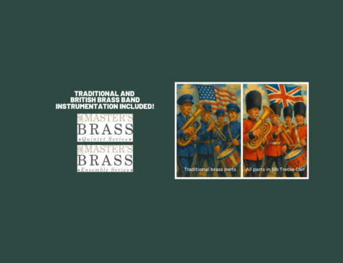 British brass band instrumentation now included for all brass music!