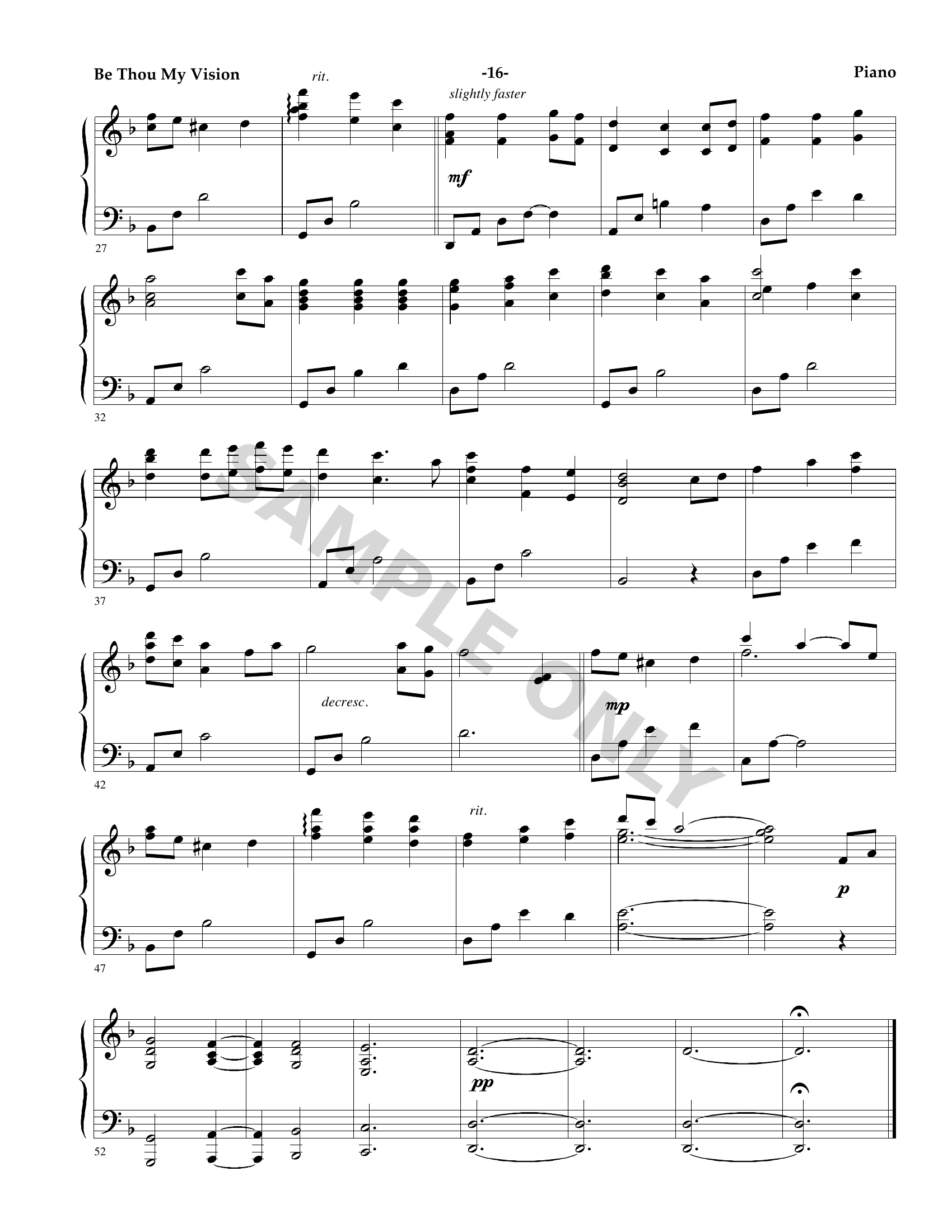 Peaceful Moments for Piano – Easy Hymn Arrangements (15 Songs) - Image 6