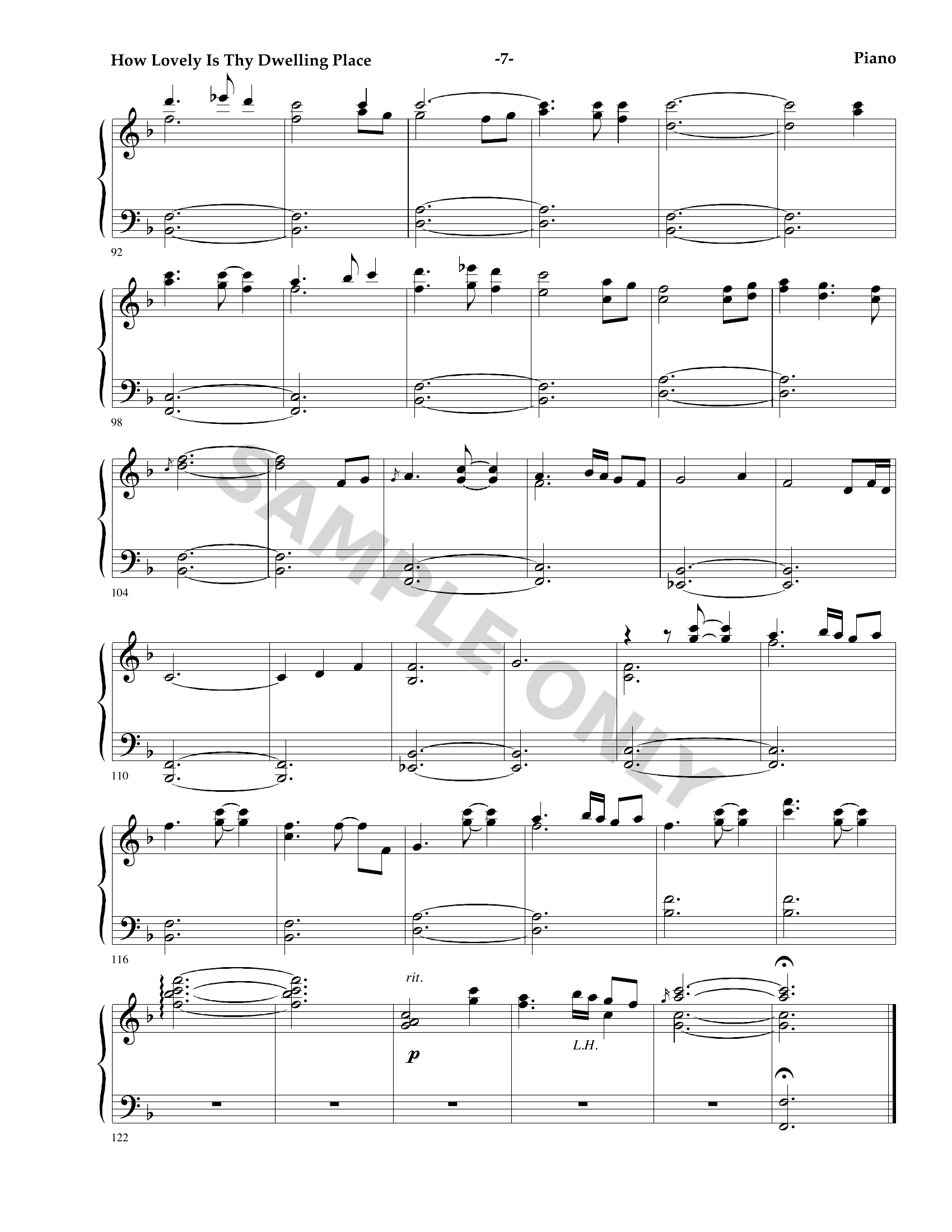Peaceful Moments for Piano – Easy Hymn Arrangements (15 Songs) - Image 7